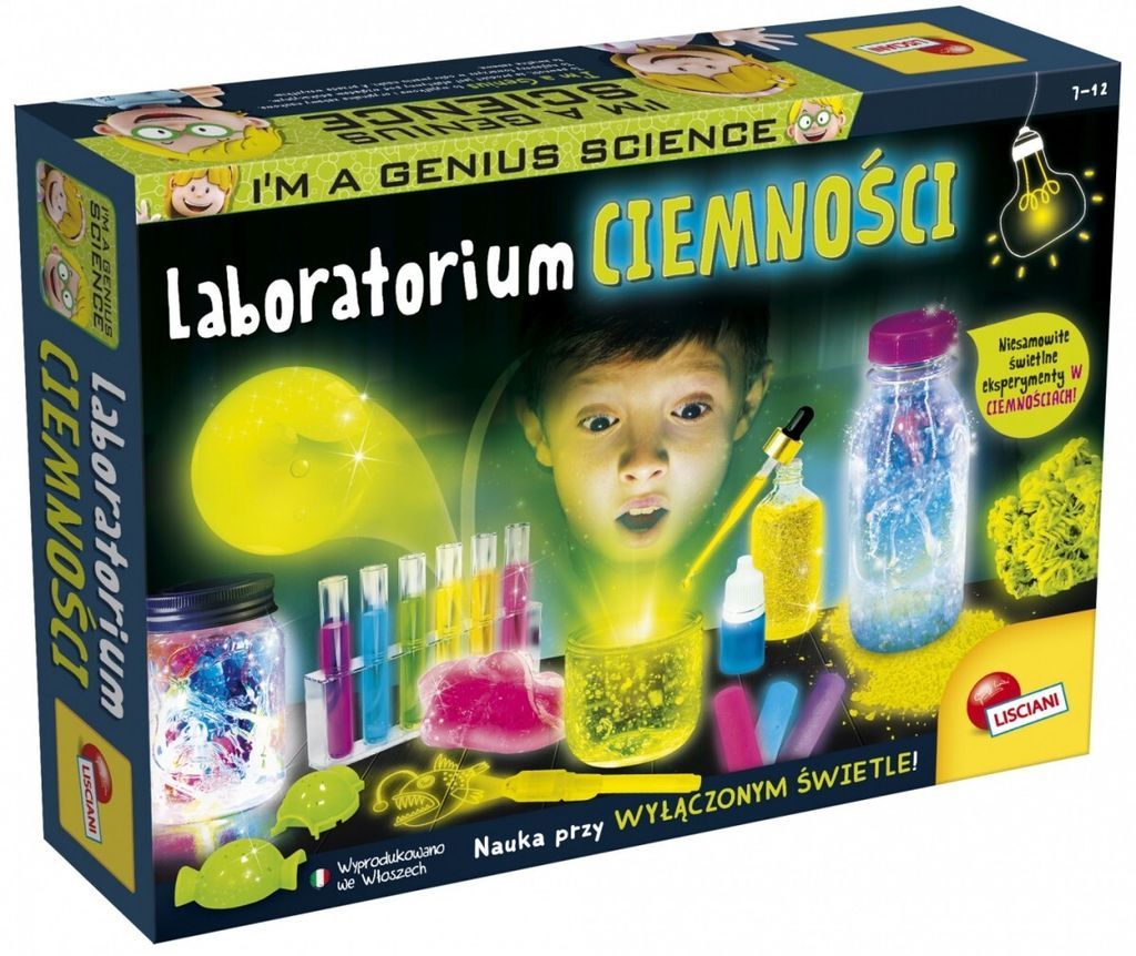 Lisciani Mały Geniusz Laboratorium Ciemności Gra Edukacyjna Immagine del prodotto 