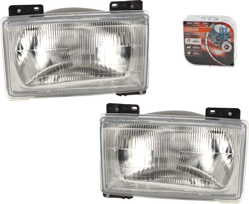 Scheinwerfer + Osram Night Breaker Laser passend für Fiat Ducato Set m. 2xL R 7543628 0000620459 620459 7543627 0000620559 620559 Johns