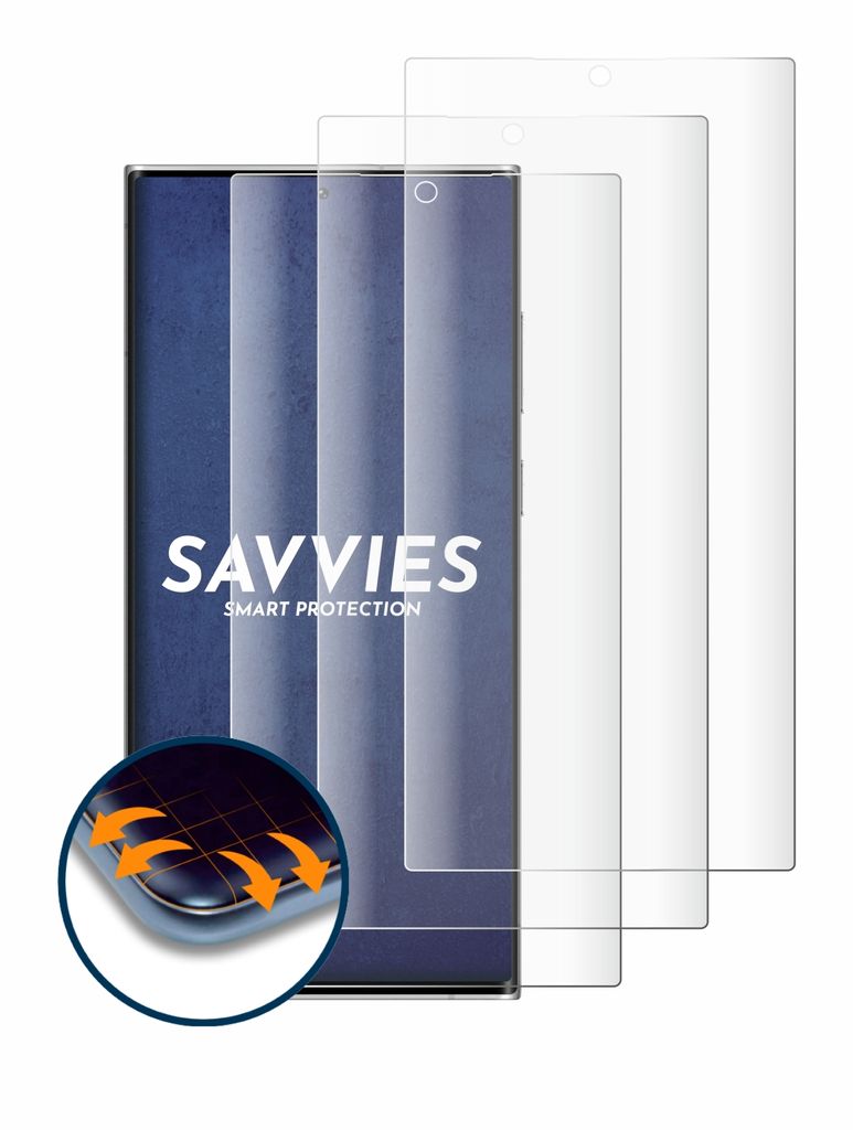 Film Protection écran Garmin Vivofit Jr. 3 - 4 Pièces Full Cover - Courbure 3D - Auto-réparant - Transparent - 7