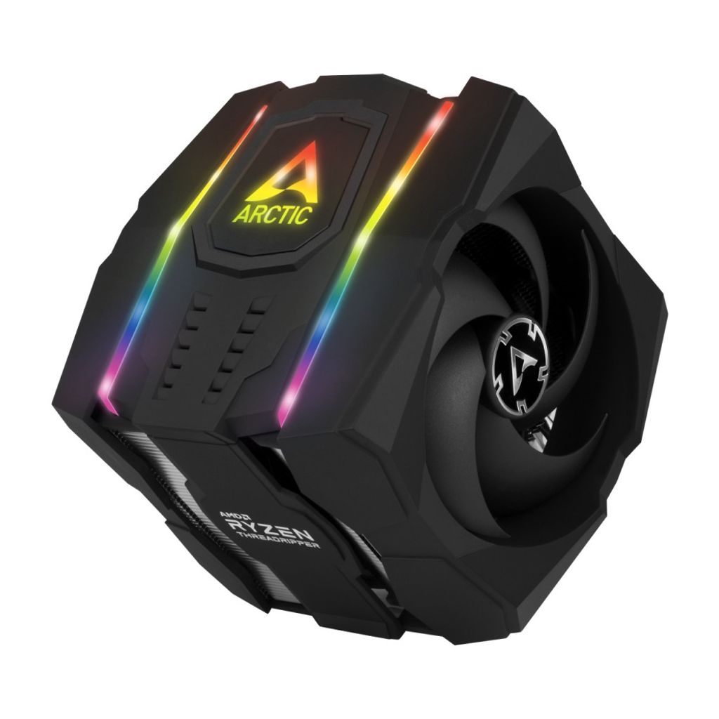 ARCTIC Freezer 50 TR (incl. A-RGB Controller) – Dual-Tower CPU Kühler für AMD Ryzen Threadripper mit A-RGB (inklusive A-RGB Controller), Kühle...