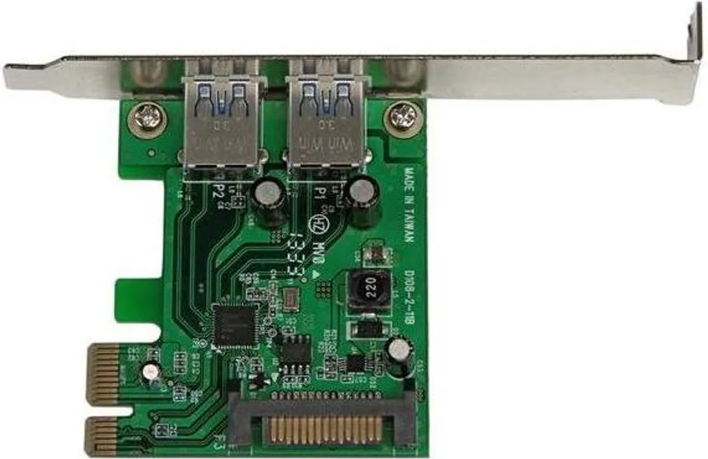 Ajouter 2 Ports USB 3.0 Rapides à un PC Compact via Carte PCI Express