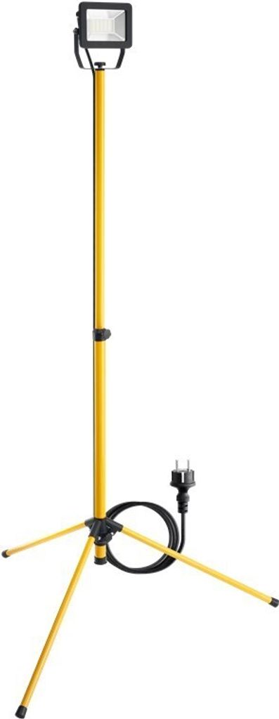 Goobay LED-Baustrahler mit Teleskopstativ, 30 W - mit 2550 lm und neutralweißem Licht (4000 K), für den Innen- und Außeneinsatz geeignet (IP65)