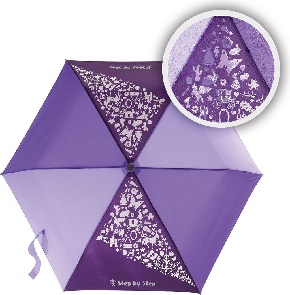 Step by Step ombrello tascabile ombrello Magic Rain Effect Immagine del prodotto 