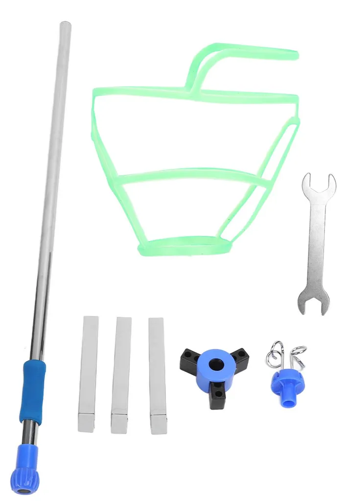 Pied à perfusion stable anti-basculement en inox pour usage intensif