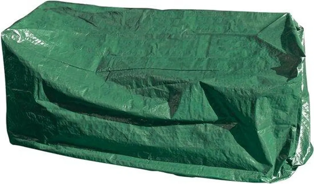 Bâche de protection pour banc de jardin 190cm imperméable et noire