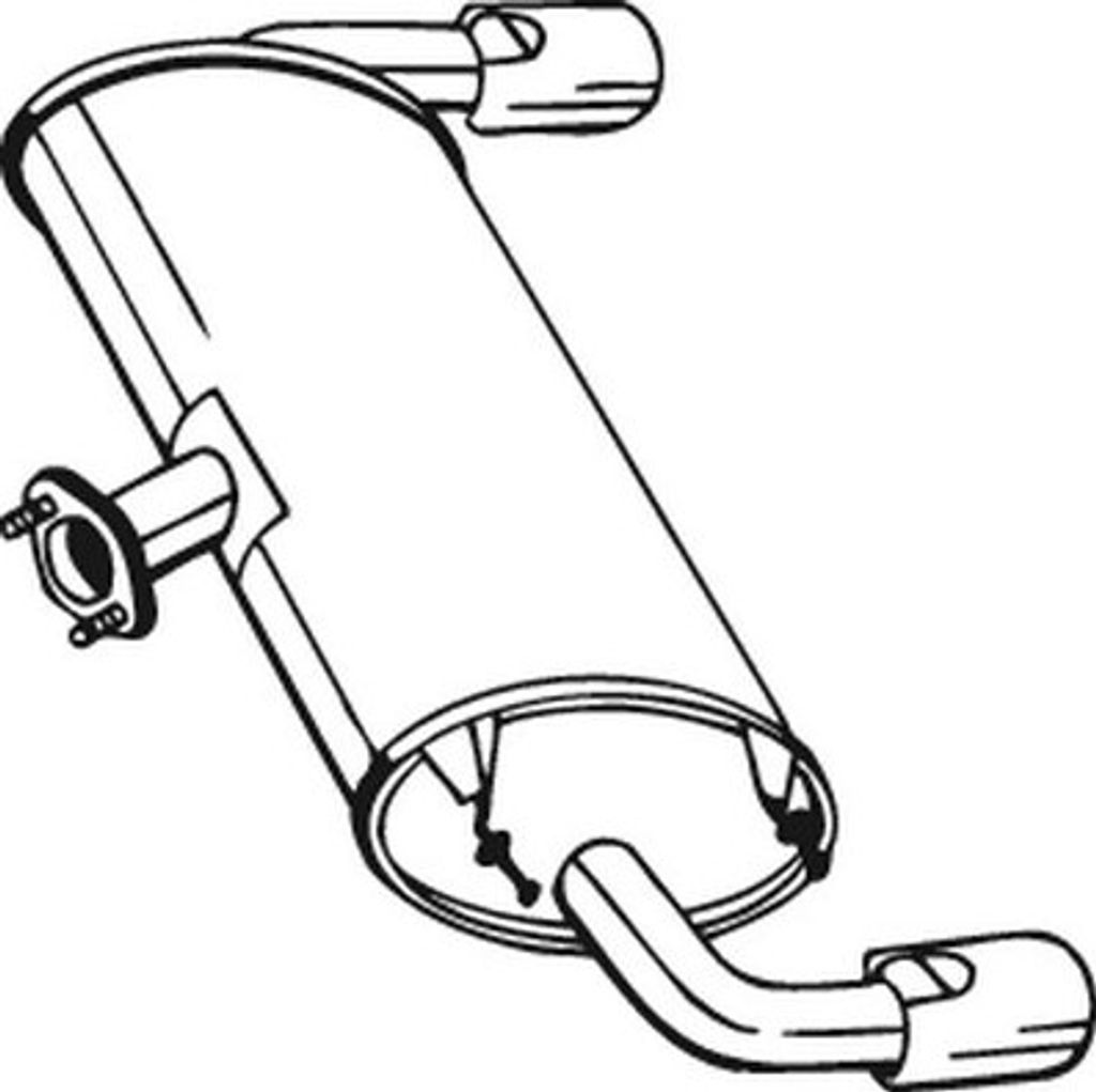 Bosal Endschalldämpfer 171-029