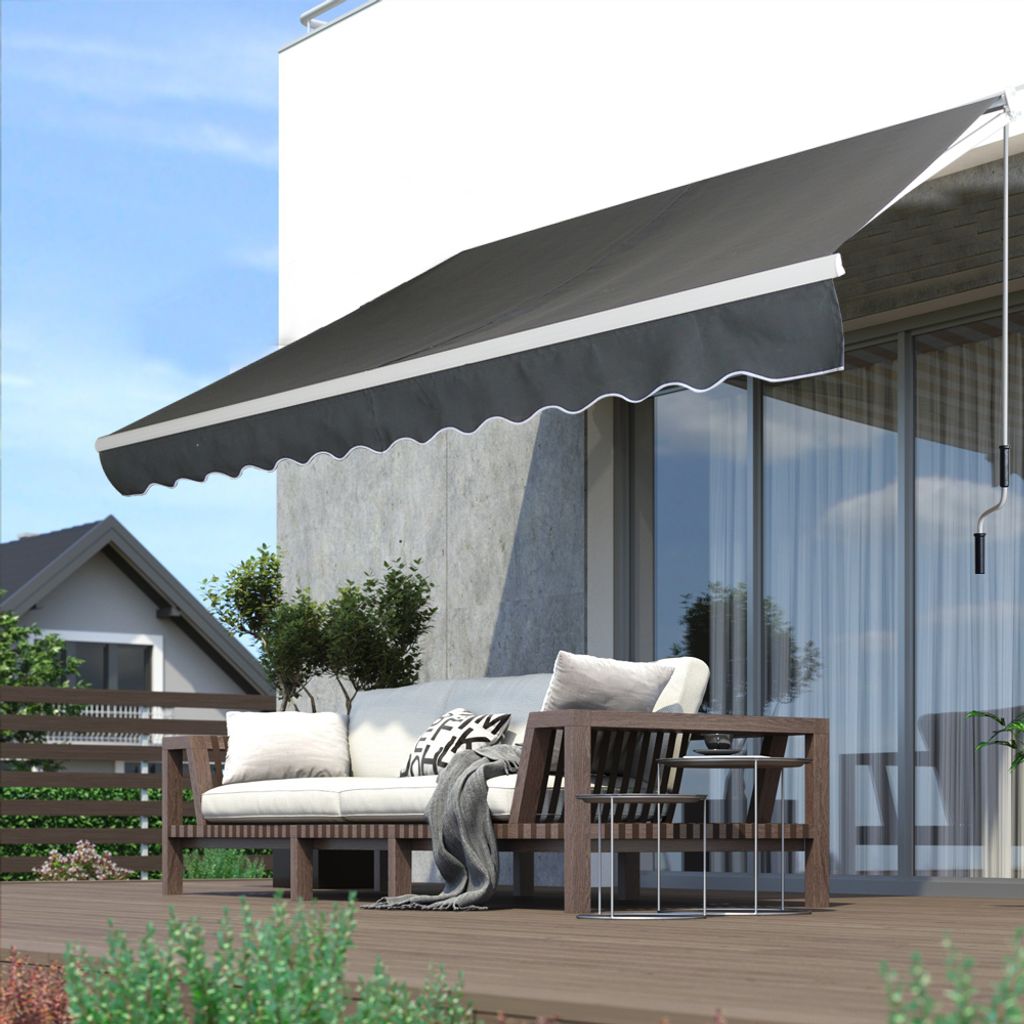 UISEBRT 250 X 200 cm markýza se sklopným ramenem hliníková Obrázek produktu 25