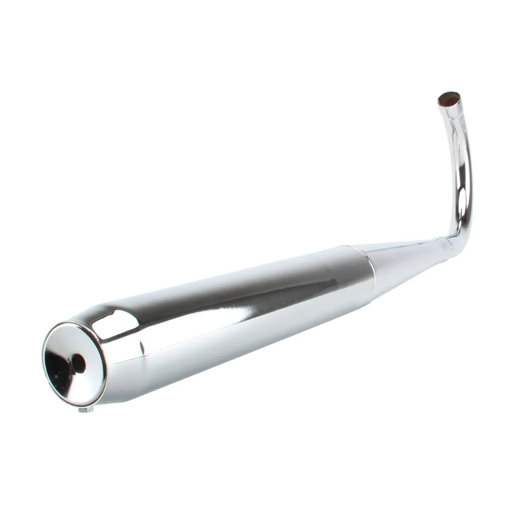 Pot d'échappement Zündapp chromé 32mm fermé - Longueur 900mm type 517