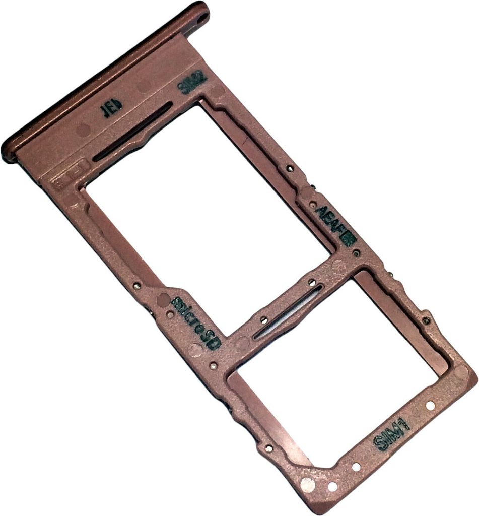 Simkartenhalter und micro-SD Cad Fach für Samsung Galaxy A51 5G, Original Ersatzteil, Rosafarben