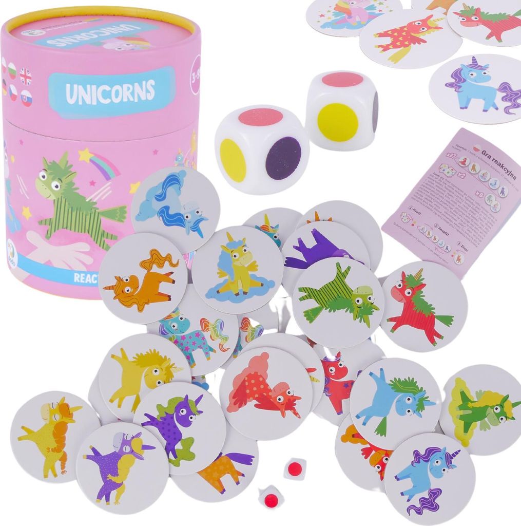 Einhorn-Familienspiel - Wahrnehmung und Zählen für Kinder Produktbild 