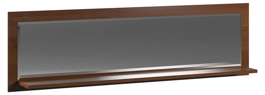 Miroir Mural Bois 154x45cm Solution pour Entrée Sombre et Étroite