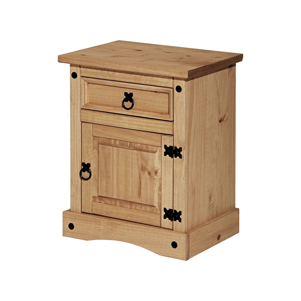 Nachttisch Milano mit 1 Tür und 1 Schublade