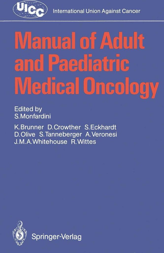 Manual of Adult and Paediatric Medical Oncology