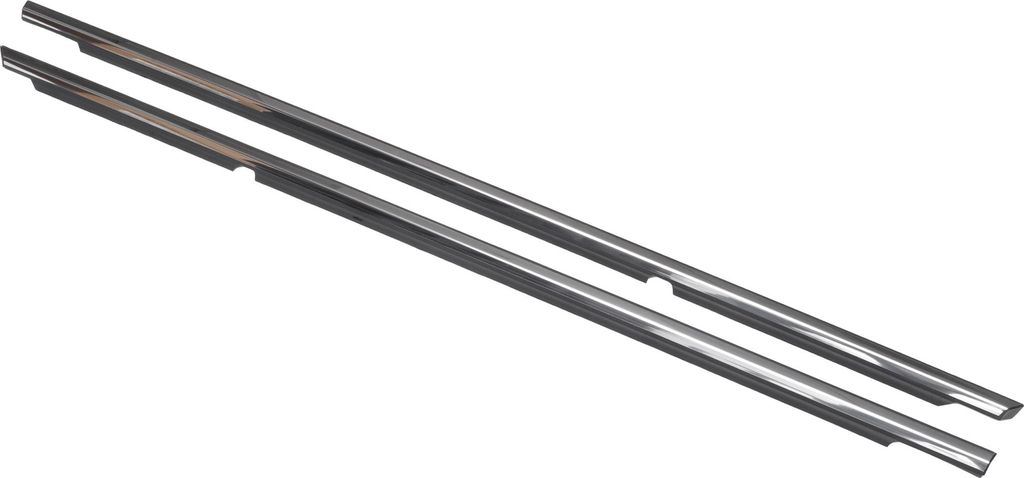 Fensterdichtung, Fensterleisten-Dichtungsband, für Toyota Camry 2002-2006, PVC, hinten links & rechts, Nr. 7574033080/7573033080, Silberton, 2 Stück