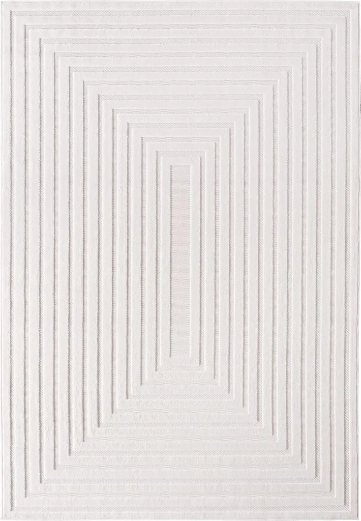 Tapis Doha Lunara 120x170 Crème : Fini les Taches et la Poussière au Salon
