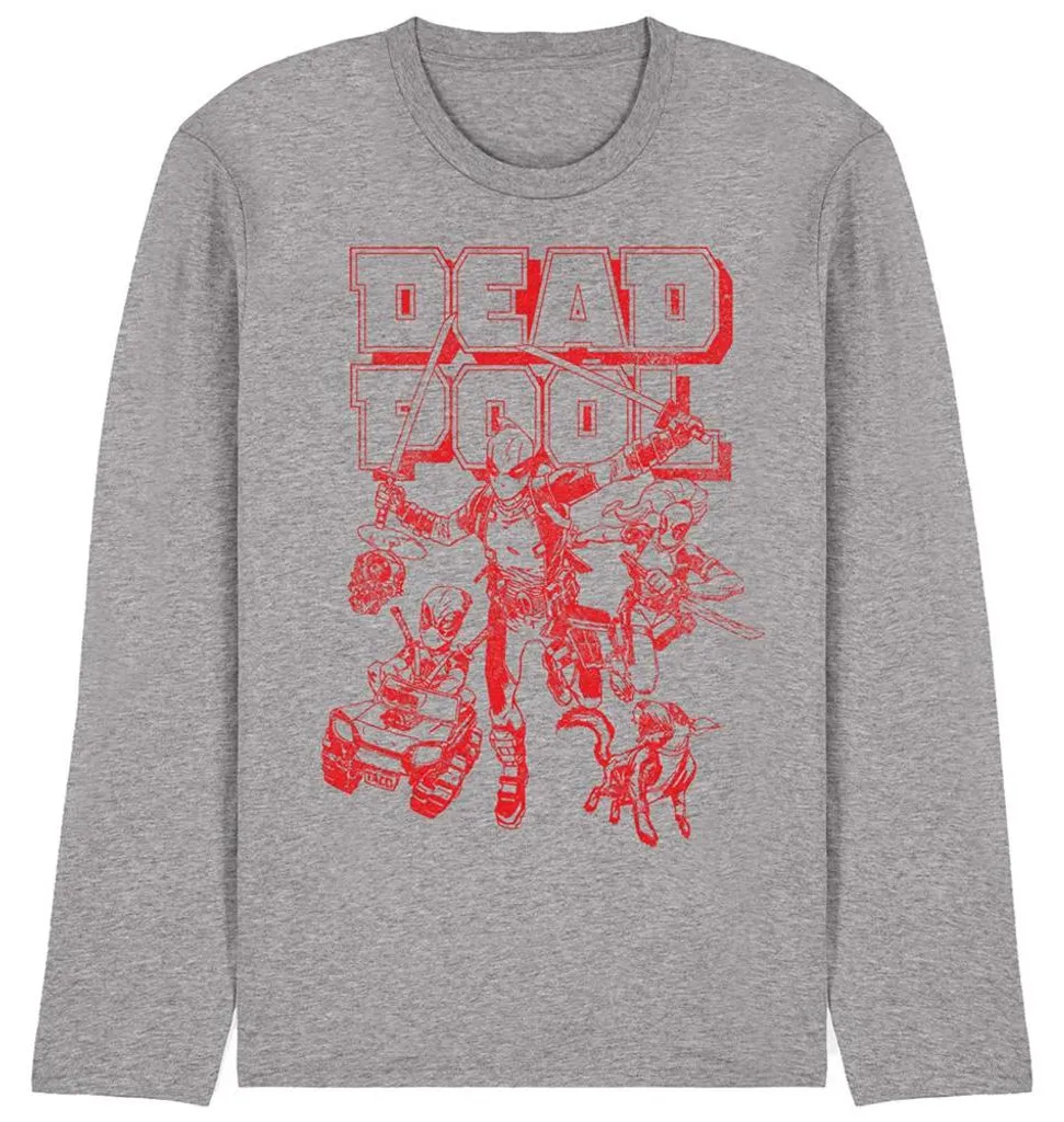 T-shirt Deadpool pour le Sport et Loisirs Manches Longues Taille M