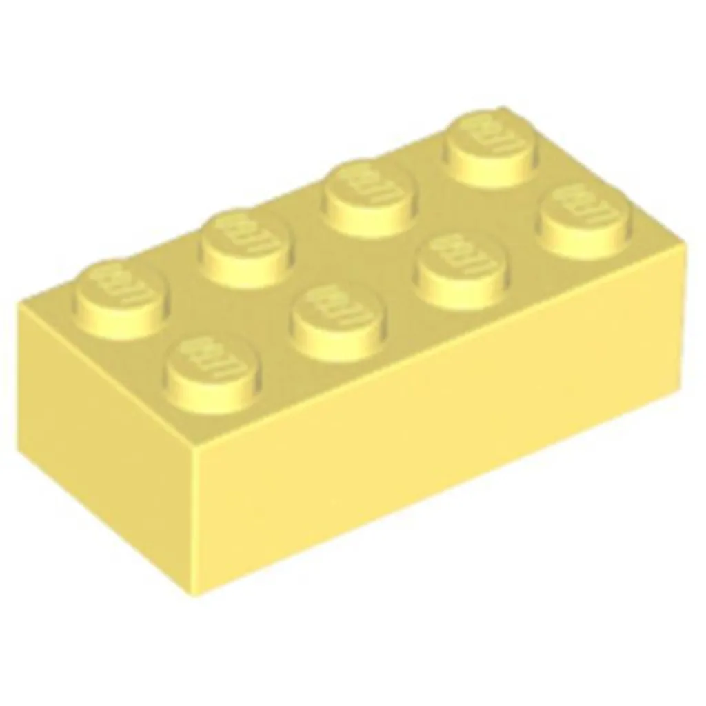 Manque de pièces ? 100 Briques Lego 2x4 Jaune Clair 3001 pour construire
