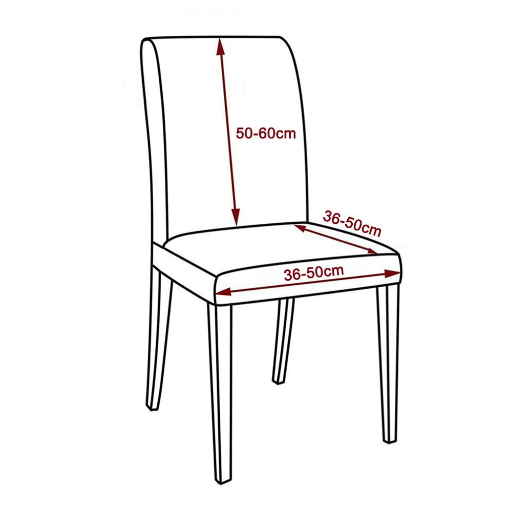 Padgene Stretch Stuhlhussen 4er Set Schwarz - Universal Stuhlbezüge Für Esszimmer & Party