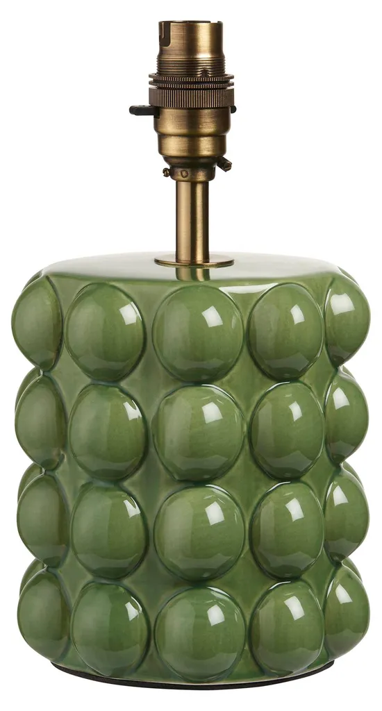 Lampe à poser BOBBLE Endon à becs verts en céramique 24cm 1xB22