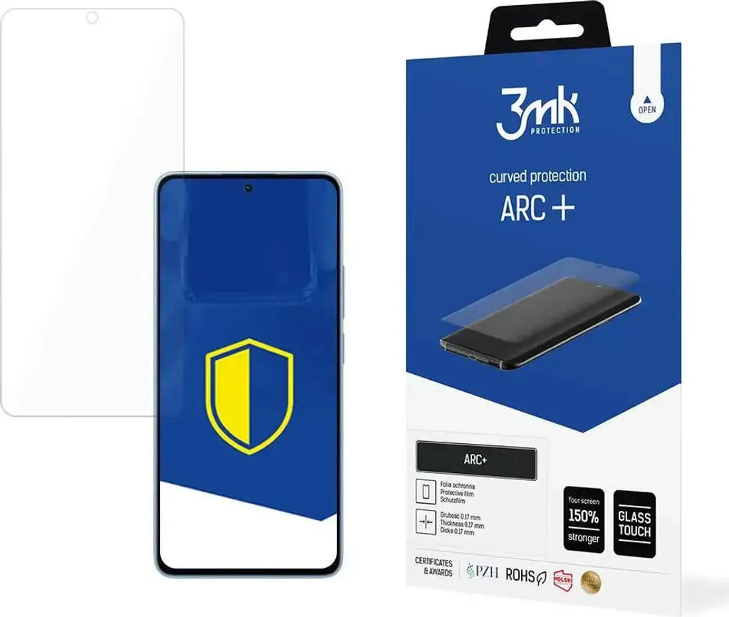 3mk ARC+ per Xiaomi Redmi Note 13 4G | Protezione Display 0,17mm