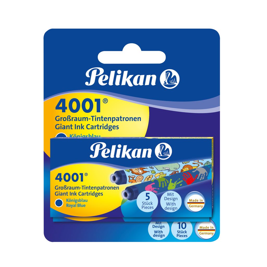 10 Motiv Pelikan Großraum Füllerpatronen / Tintenpatronen / Produktbild 
