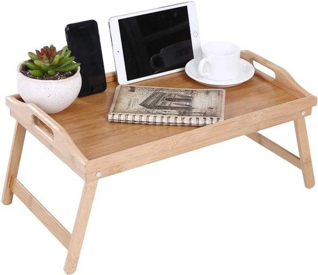 Table en bambou avec pieds repliables 50 cm - Modèle Nomade Nature