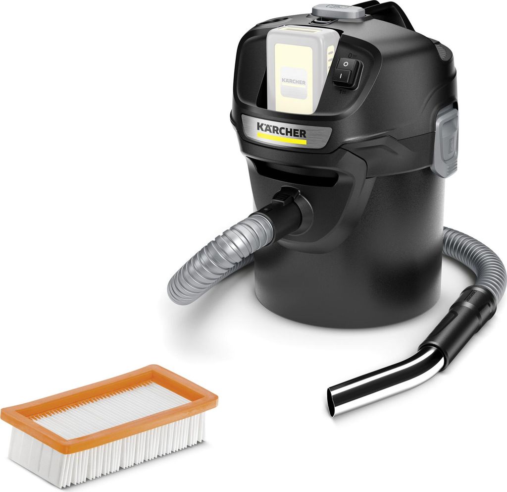 Kärcher AD 2, Suchý, Černá, Knoflíky, 14 l, 1,2 m, Baterie Obrázek produktu 