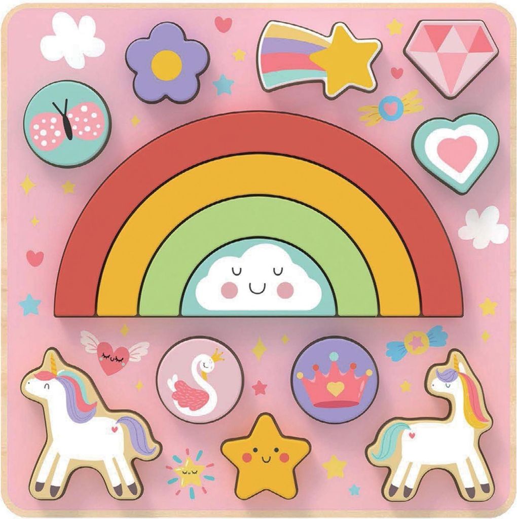 2kids Toys 2-in-1-Einhorn-Balance-Puzzle
