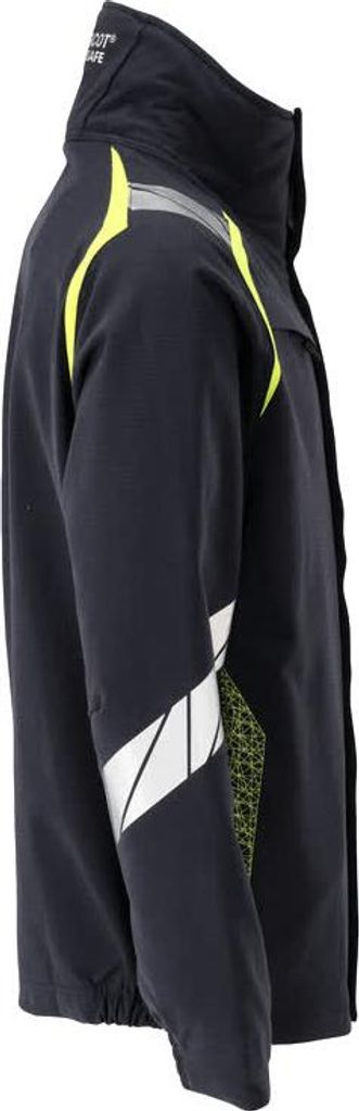 Jacke, ULTIMATE STRETCH Arbeitsjacke Multisafe Größe 5XL, schwarzblau/hi-vis gelb | Packung (1 Stück)