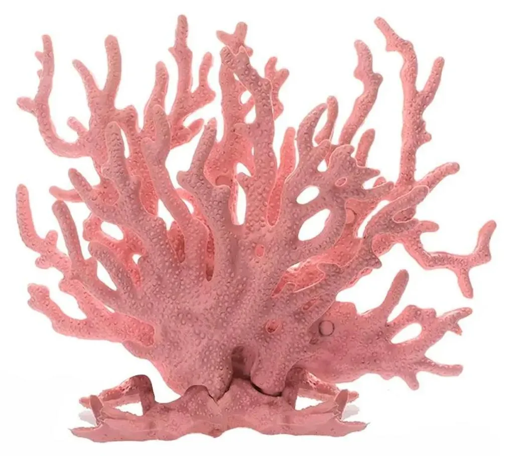 Aménager un Aquarium avec Corail Artificiel Rose Style Récif Marin