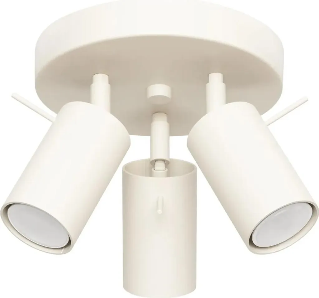 Lampada Minimal RING 3P Beige Sollux - 3 Faretti Industriali GU10