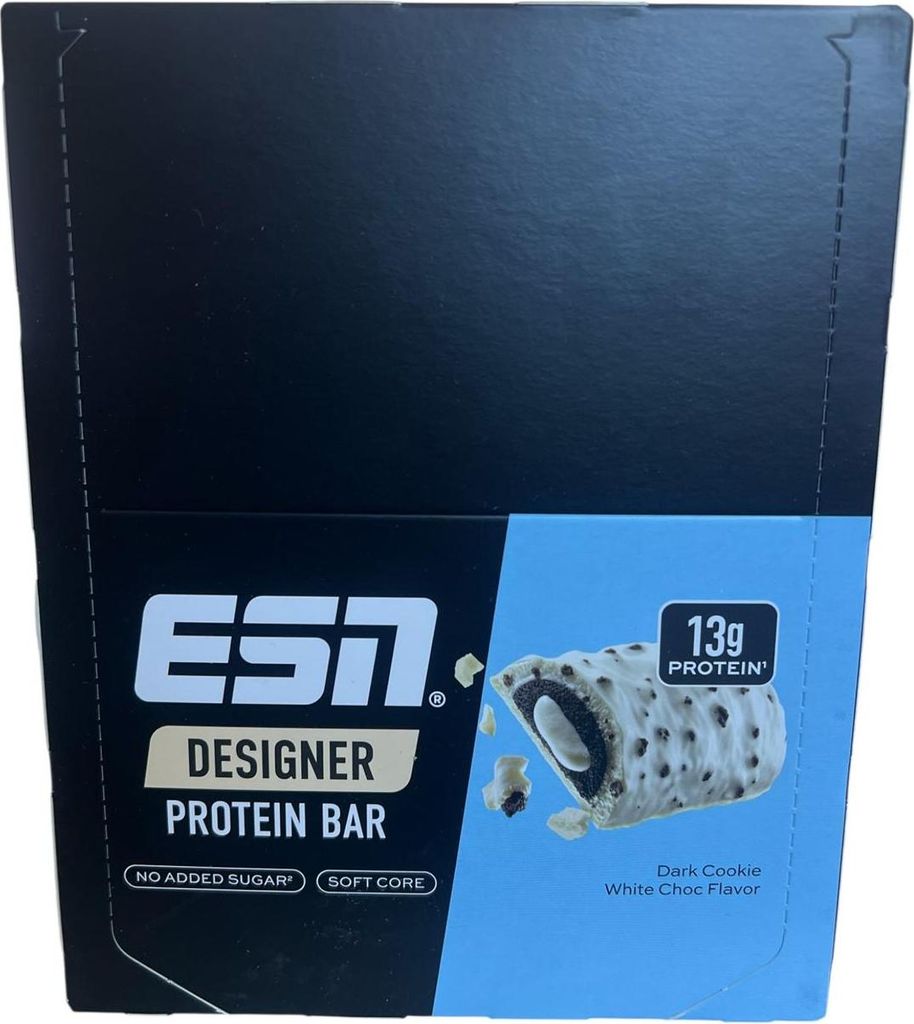 ESN Designer Bar Proteinriegel: Dark Cookie White Choc Produktbild 