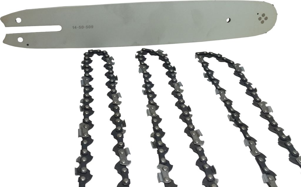 Set 3 Stück Profi C Sägeketten 325 1.5 mm 72 + Profi C Führungsschiene 45cm Typ 01