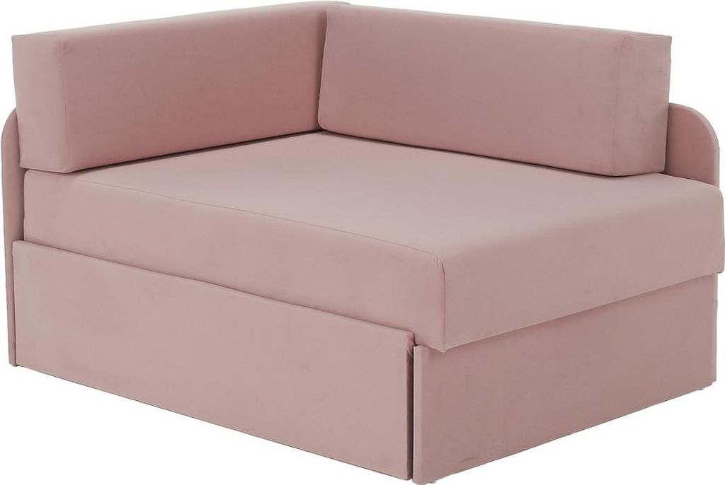 Kondela Ausklappbarer Sessel mit Stauraum Montes Uni - Rosa