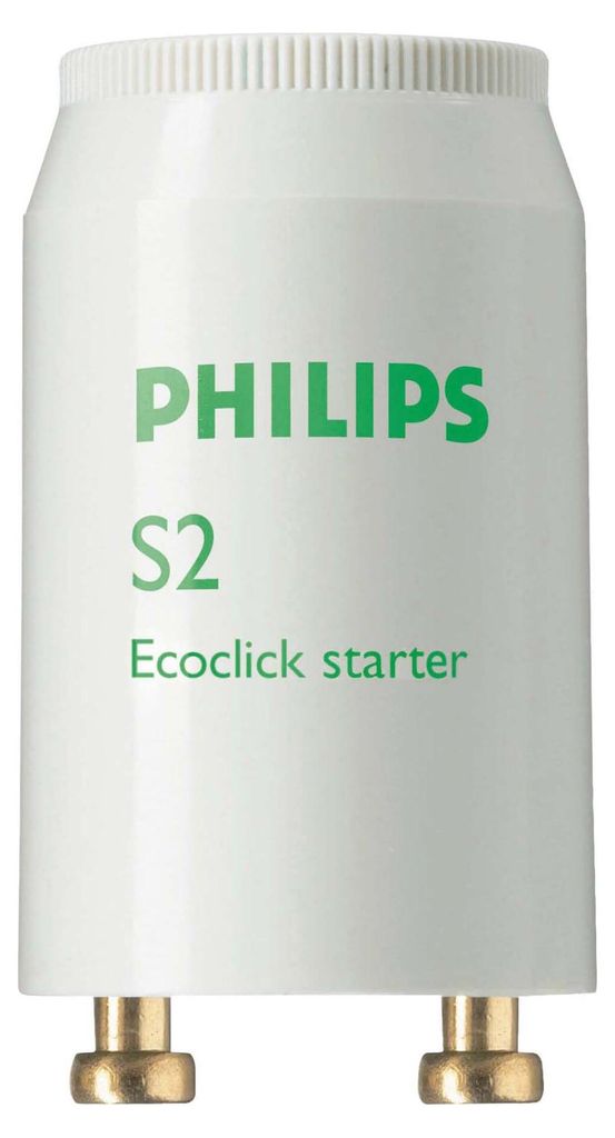 Philips S2 4-22W, Spouštěč, Bílá, Plast, fluorescent lamps Obrázek produktu 