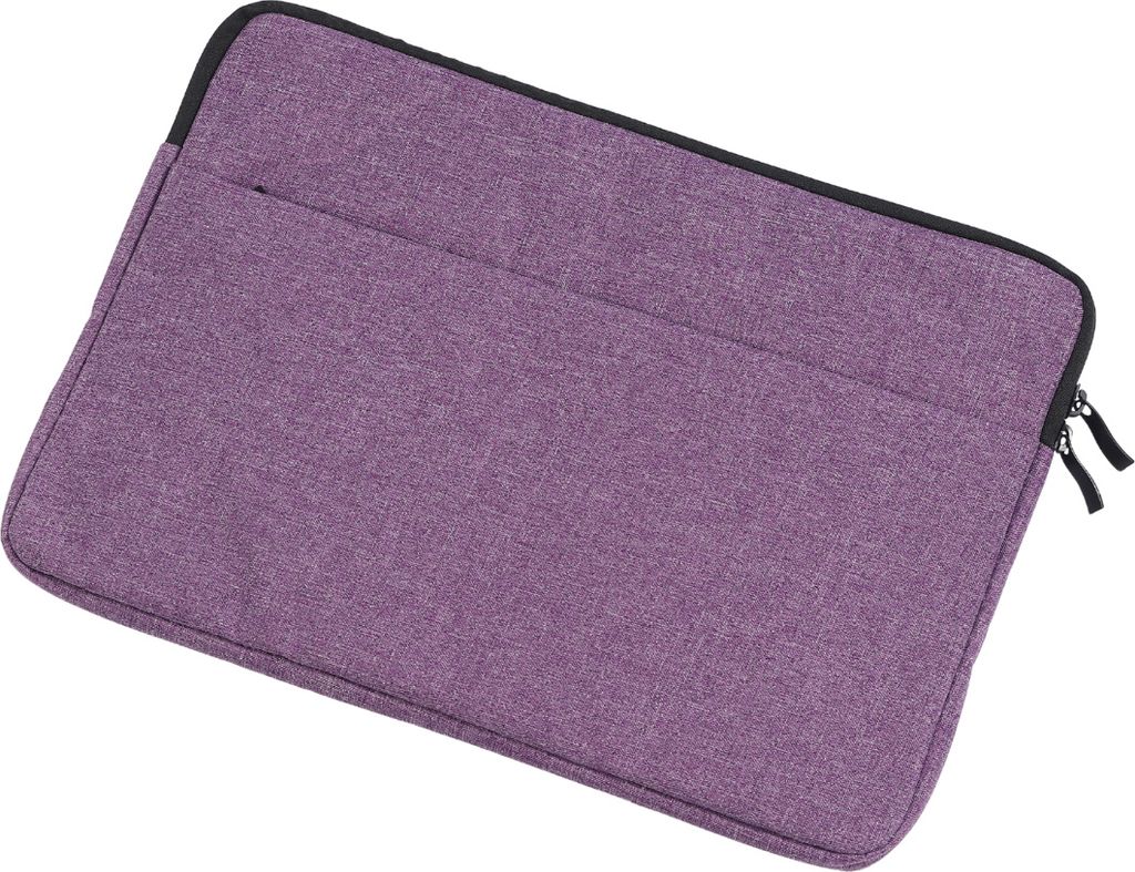 Case2go - Laptoptasche Hülle Tasche für Macbook, Laptop, Chromebook - Baumwolle - 13 Zoll - Mit Extrafach - Ultimativer Schutz - Lila