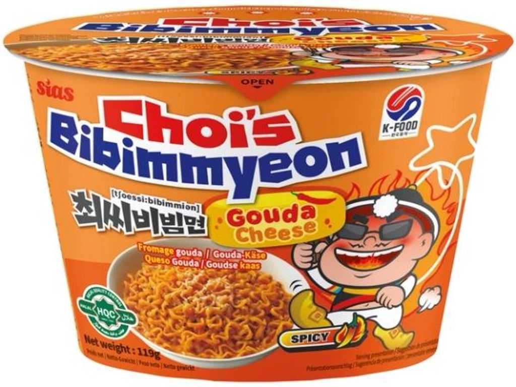 Choi's | Bibimmyeon Gouda Käse - 119g - Schale - Produktbild 