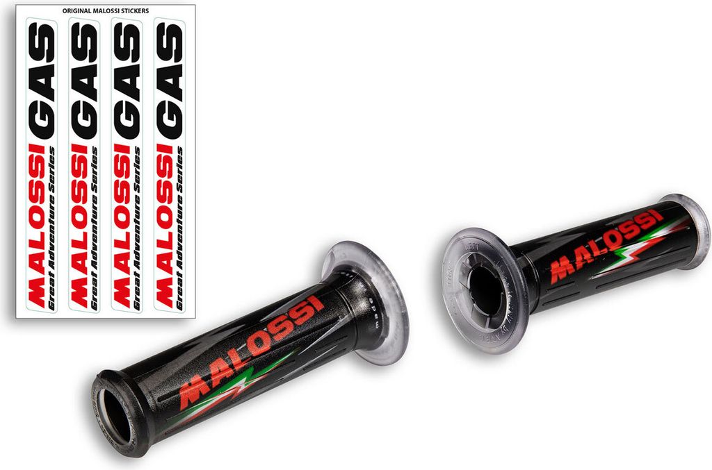 Malossi GAS Universal-Griffpaar schwarz 22/24 offen