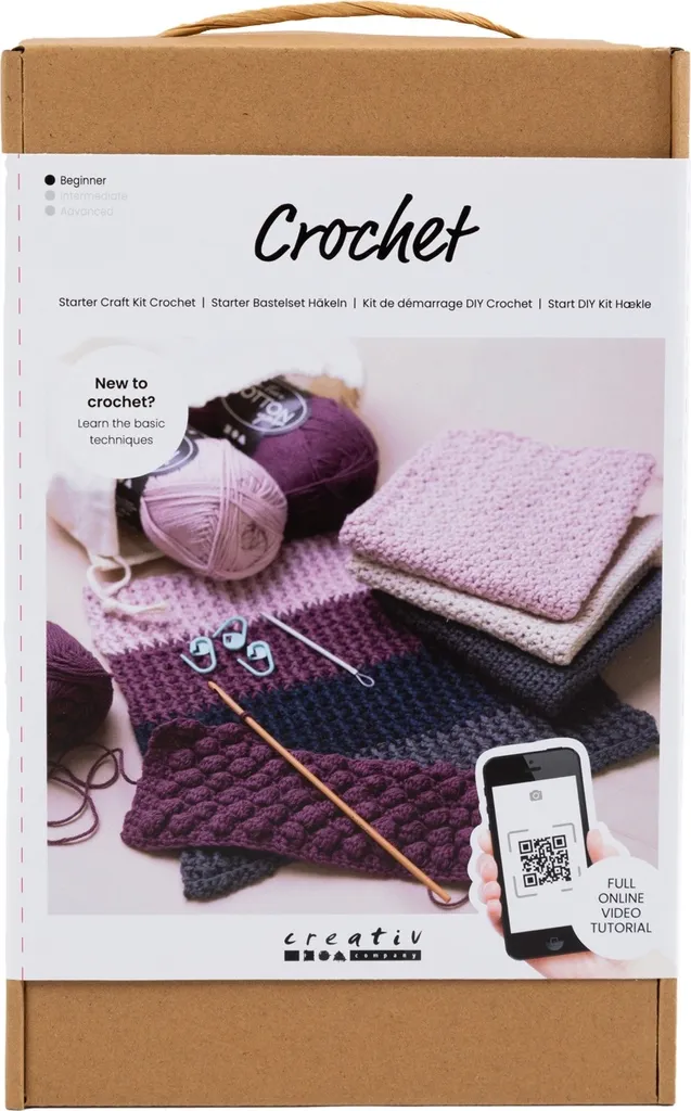 Ensemble de départ Crochet : Coffret Créatif pour apprendre pas à pas - 10