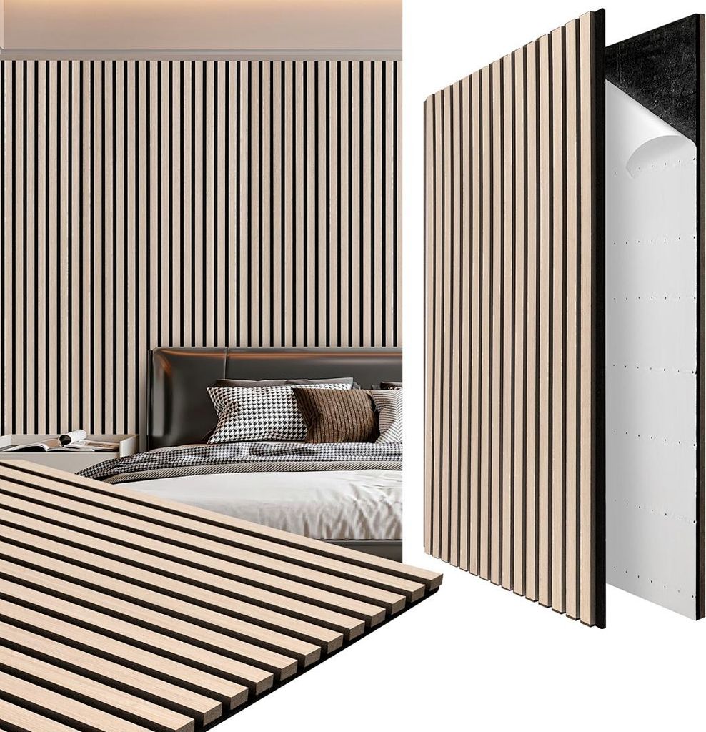 Pannelli acustici autoadesivi ISOISL, 120x60 cm, rovere, Immagine del prodotto 