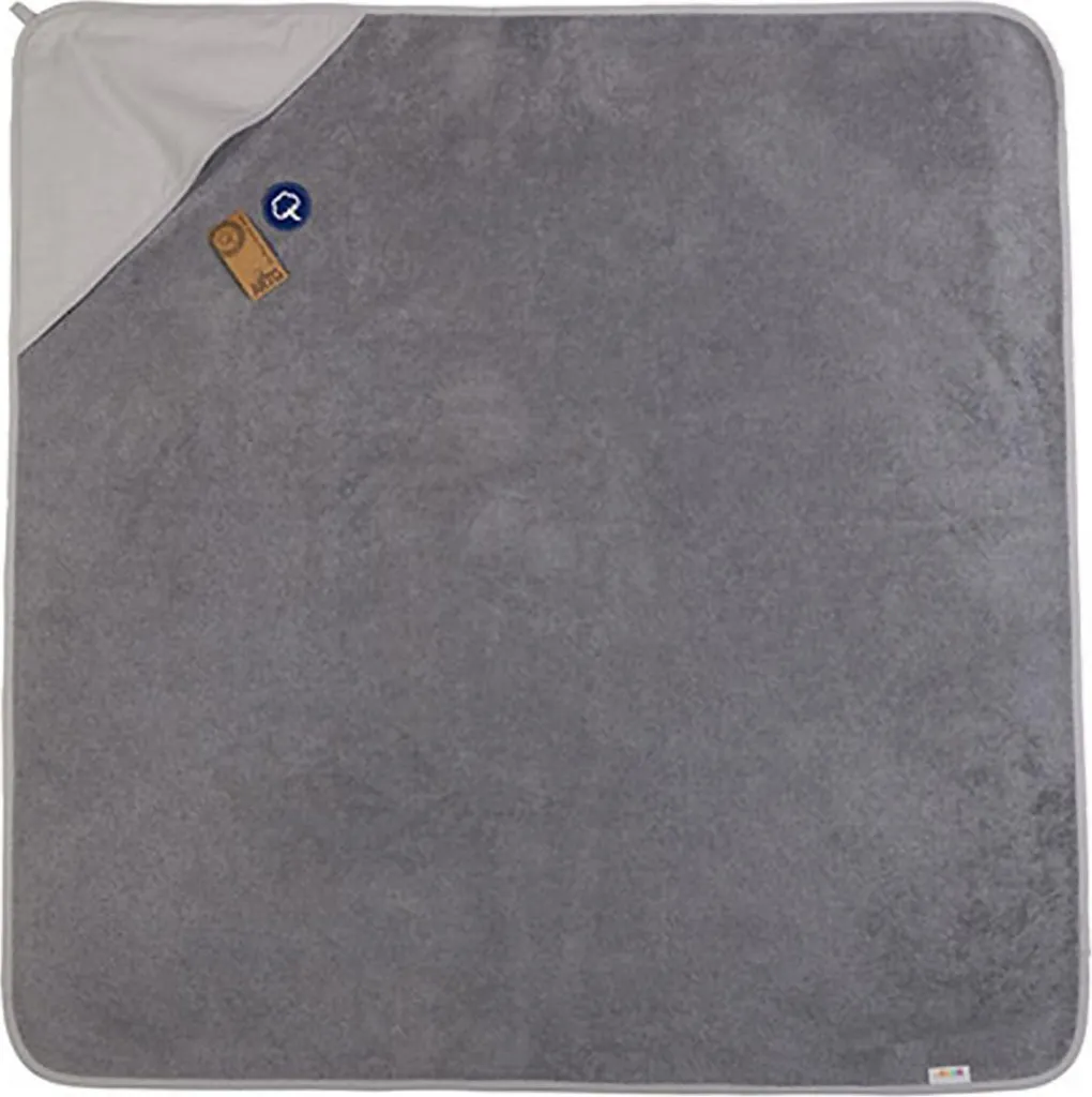A&R 732.50 | Asciugamano con cappuccio PRINT-Me® Baby - 100 x 100 cm - Colore: Grigio antracite/Grigio chiaro - Dimensioni: 100 x 100 cm - 1