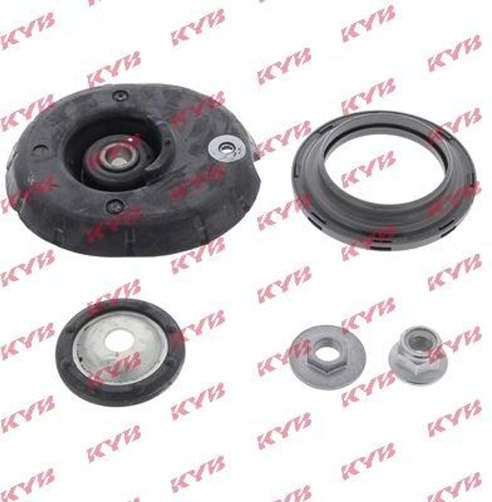 KYB SM1553 Reparatursatz, Federbein-Domlager OE 5031F2 kompatibel mit Laguna, 301, 208, 2008, Crossland X, DS3, C4, C3, C-Elysee