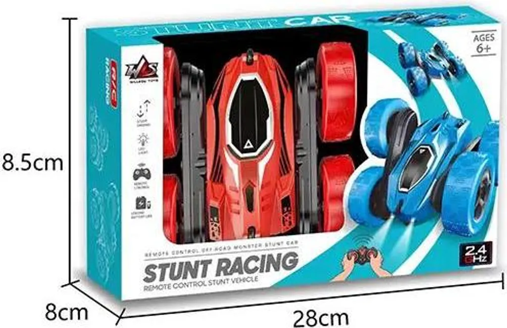 Voiture cascadeuse Flip & Spin 2.4G pour course en extérieur et parc