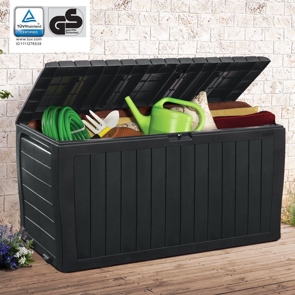 DEUBA® Gartenbox Auflagenbox 270L UV-beständig Haltegriffe Produktbild 7