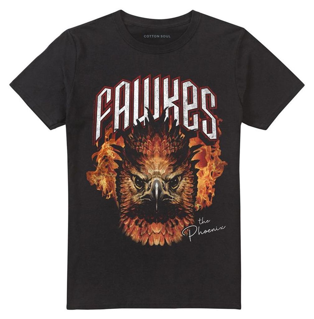 Harry Potter - "The Phoenix" T-Shirt für Herren/Damen Uni TV34731 (S) (Schwarz)