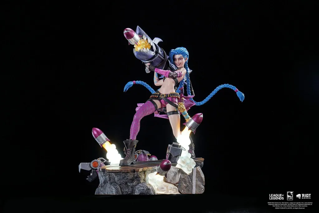 Statue Jinx 32 cm en Résine - League of Legends Finition Premium 1/6