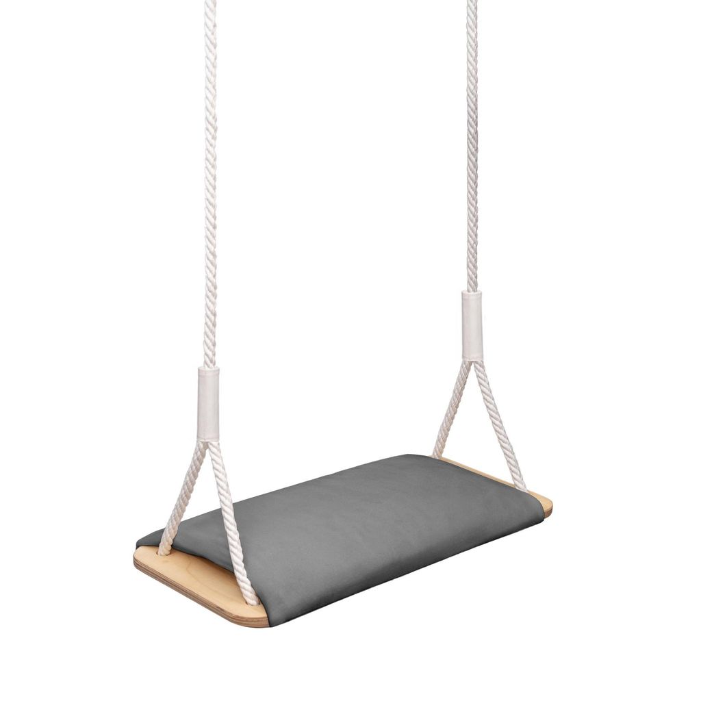MAMOI® Holzschaukel mit Samtsitz, Schaukelbrett, Produktbild 