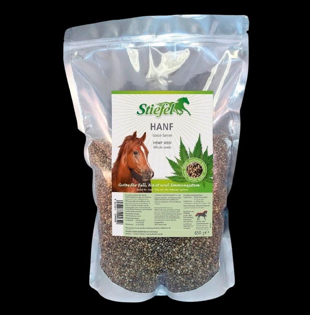 Stiefel Hanf, ganze Samen 650 gr.