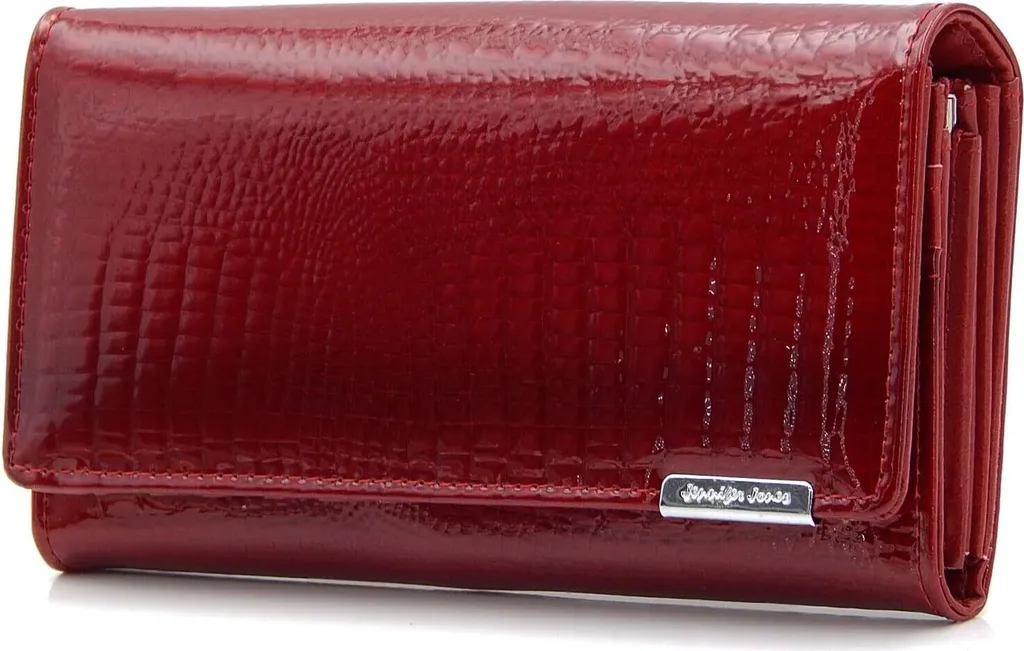 Regalo Perfetto: Portafoglio Donna Pelle Rosso Grande con Blocco RFID
