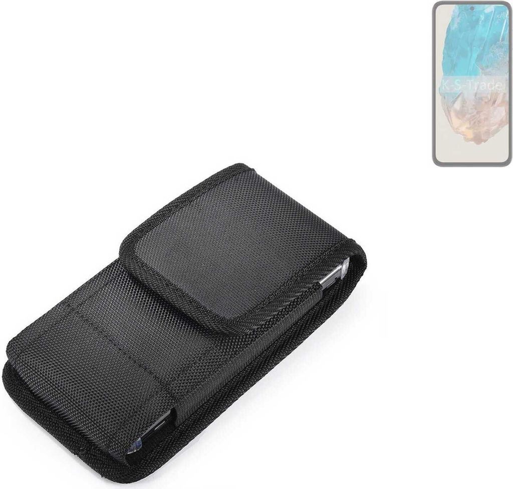 Holster Gürteltasche kompatibel mit Samsung Galaxy M35 5G Holster Gürtel Tasche wasserabweisend Handy Hülle Schutz Hülle Outdoor schwarz K-S-Trade